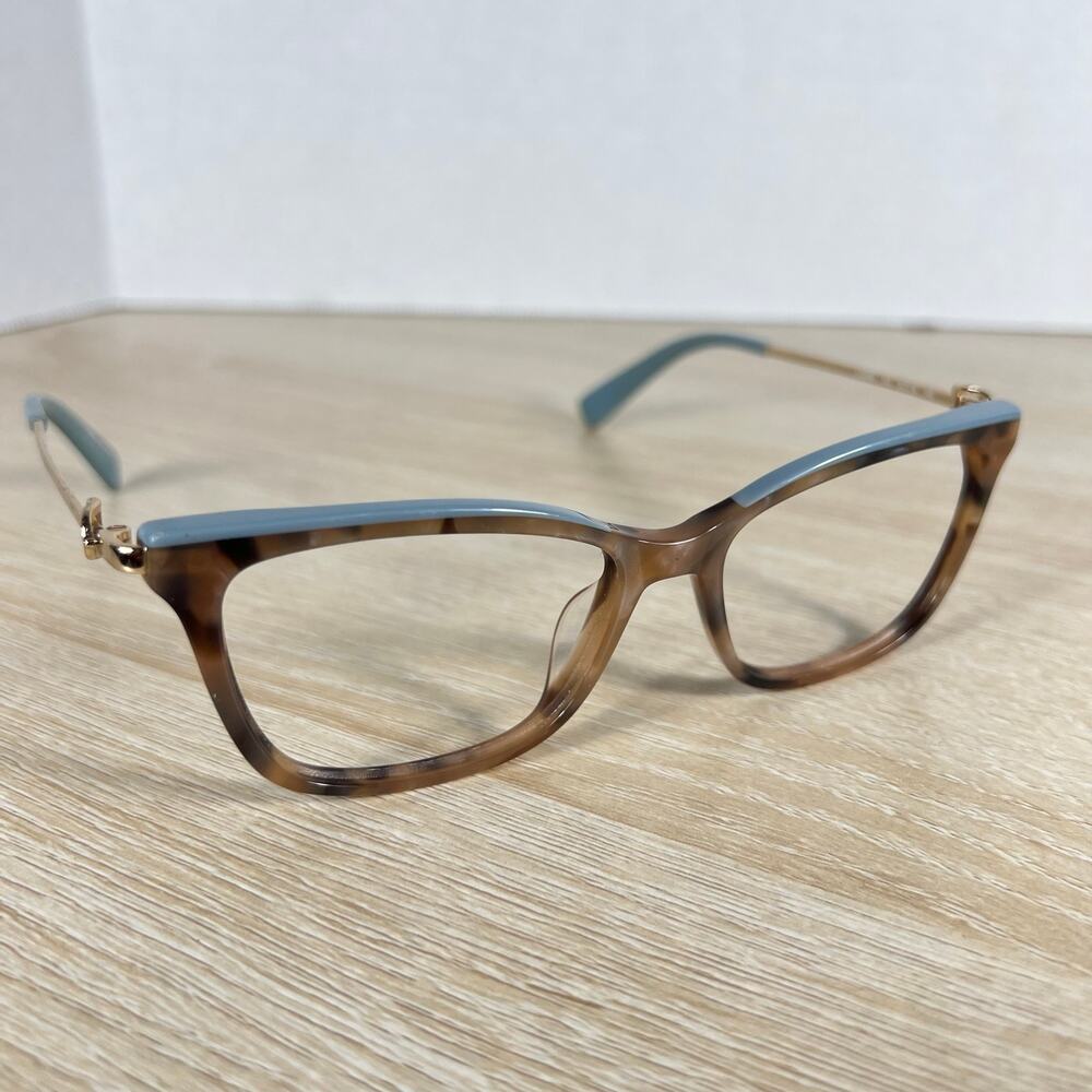 Longchamp LO2668 102 Cat Eye Eyeglasses Tortoise Blue 52-16-140